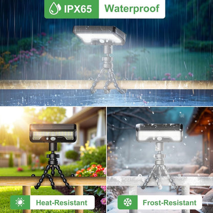 ☀️External Solar-powered LED Light Strip with Motion Sensor