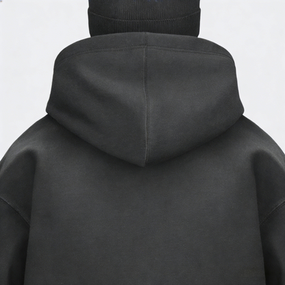 Double HoodedZip Jacket Wind-resistant WinterHoodies for Men
