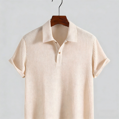 Engineered Comfort Jacquard Polo