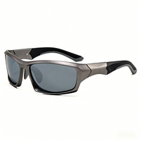 Gunmetal frame white mercury lenses