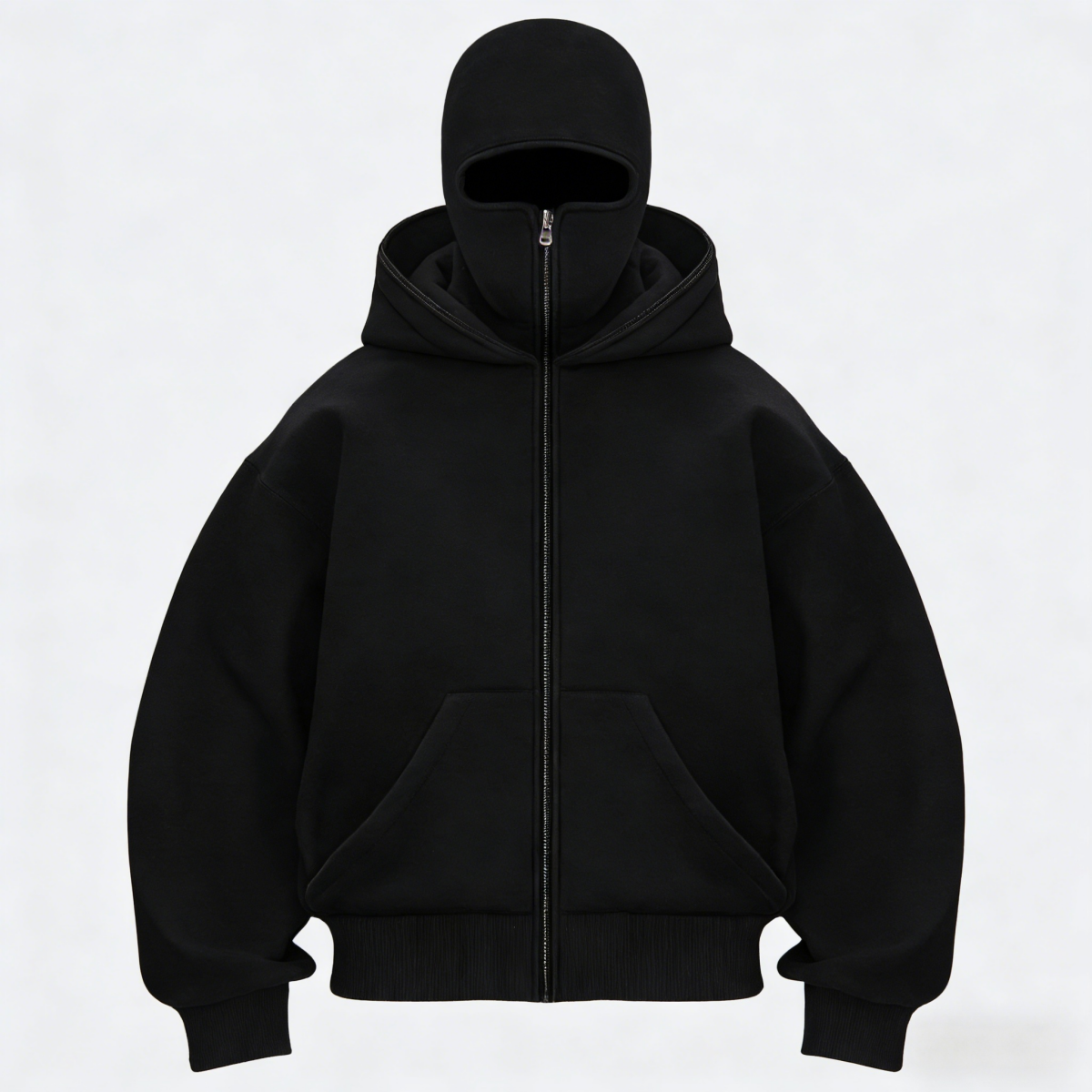 Double HoodedZip Jacket Wind-resistant WinterHoodies for Men