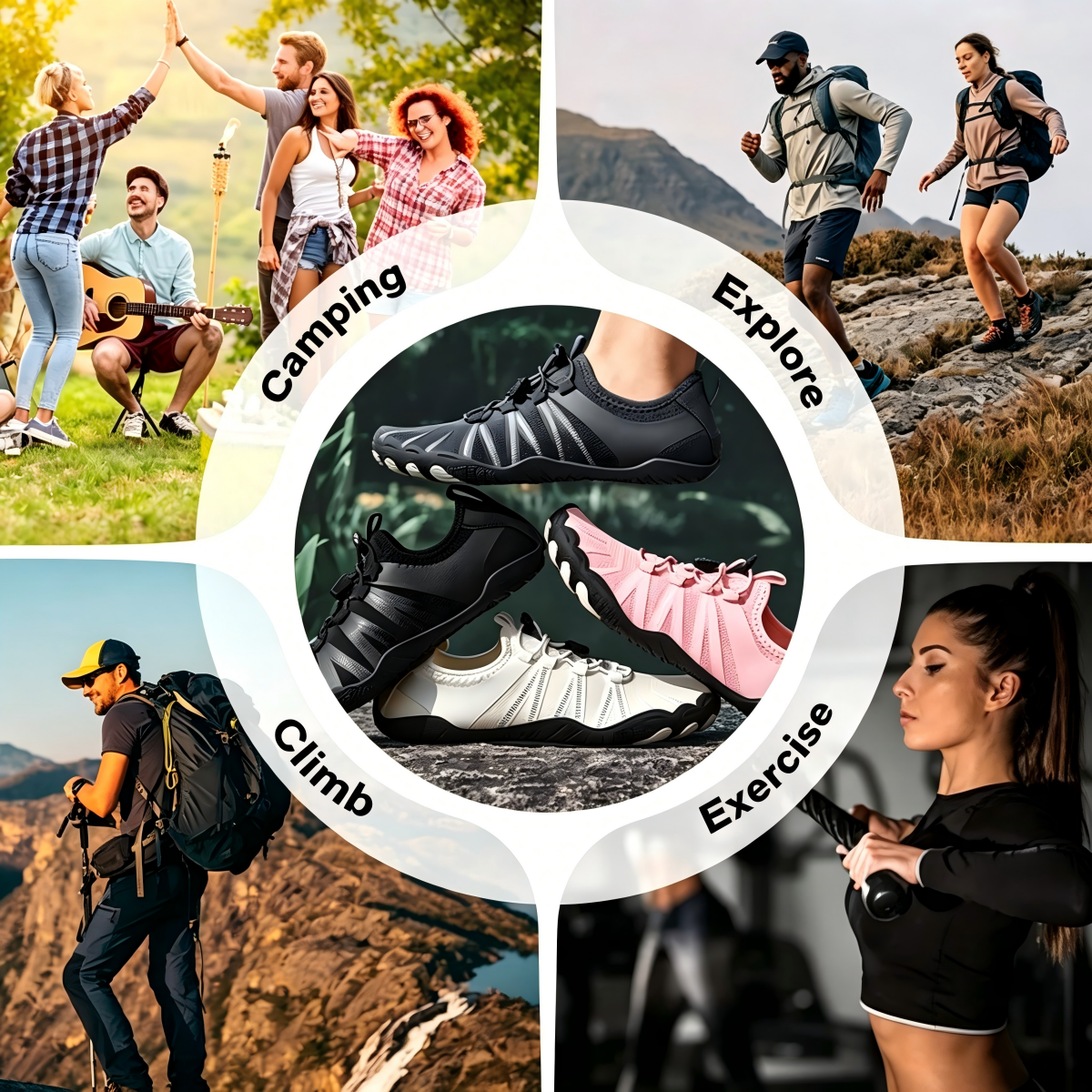 Quick-Drying Non Slip Breathable Hiking Shoes