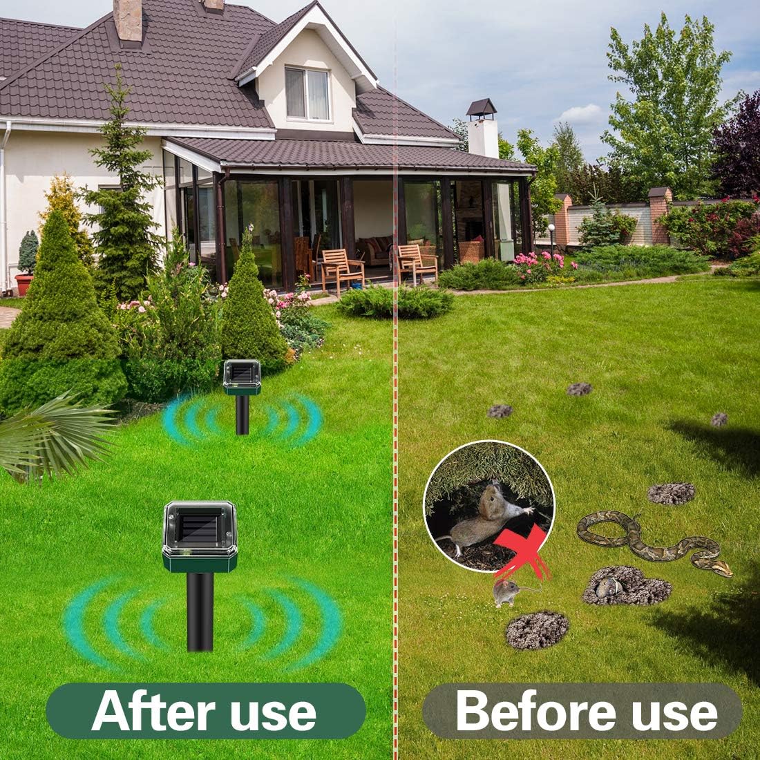 Smart Solar Powered Pest Repeller